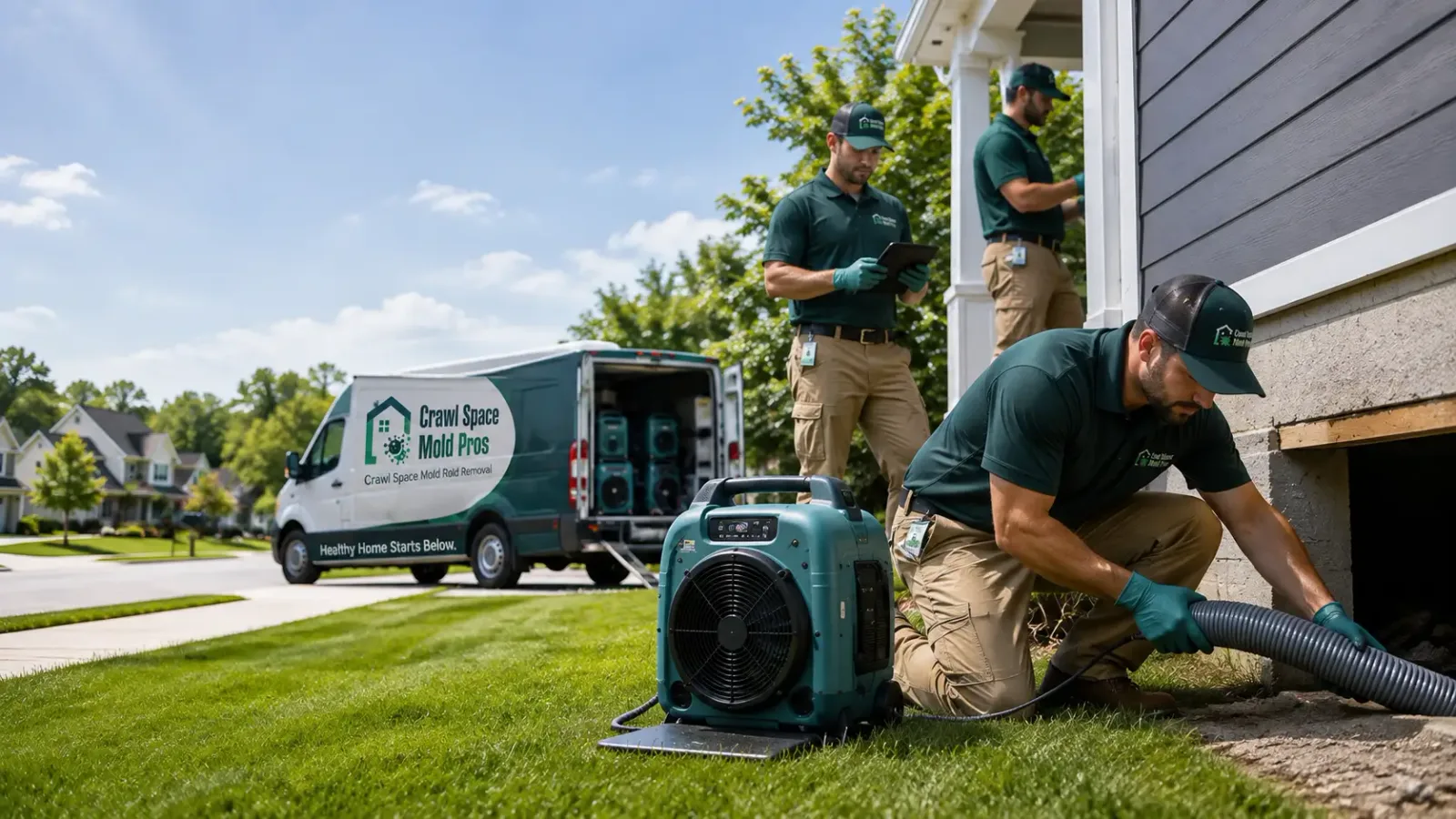 Crawl Space Mold Removal in Brockton, MA